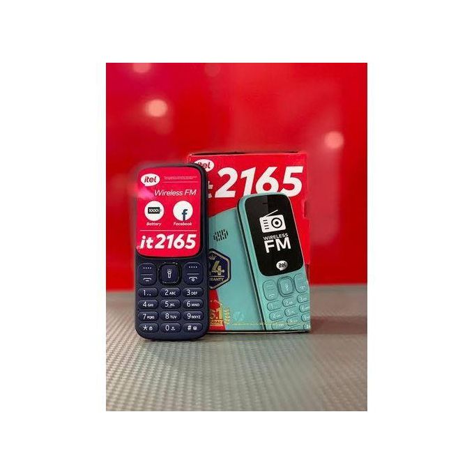 BUTTON MOBILE PHONE ITEL 2165 PTA APROVE 1 YEAR WARRANTY