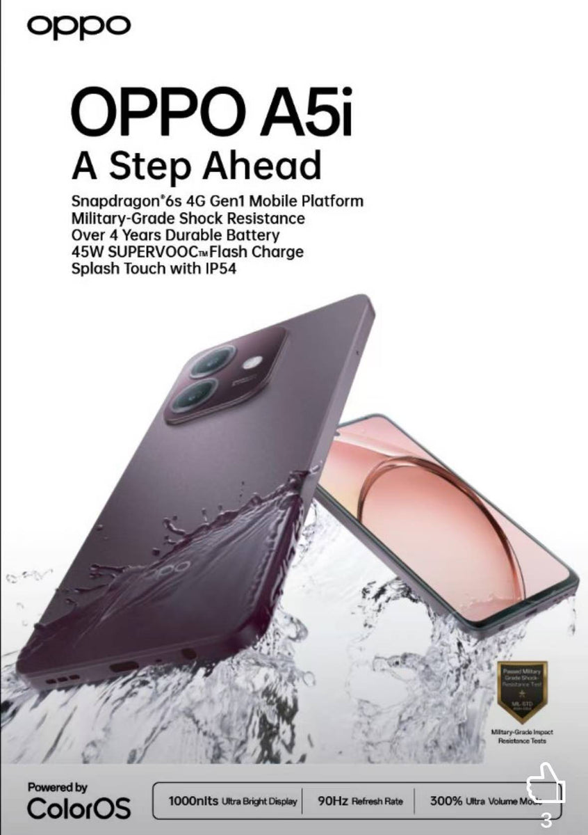 OPPO A5I 4/64 BOX PACK 1 YEAR WARRANTY